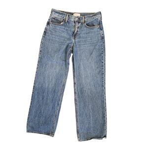 Abercrombie & Fitch Mid Rise Straight Leg Denim Size 28